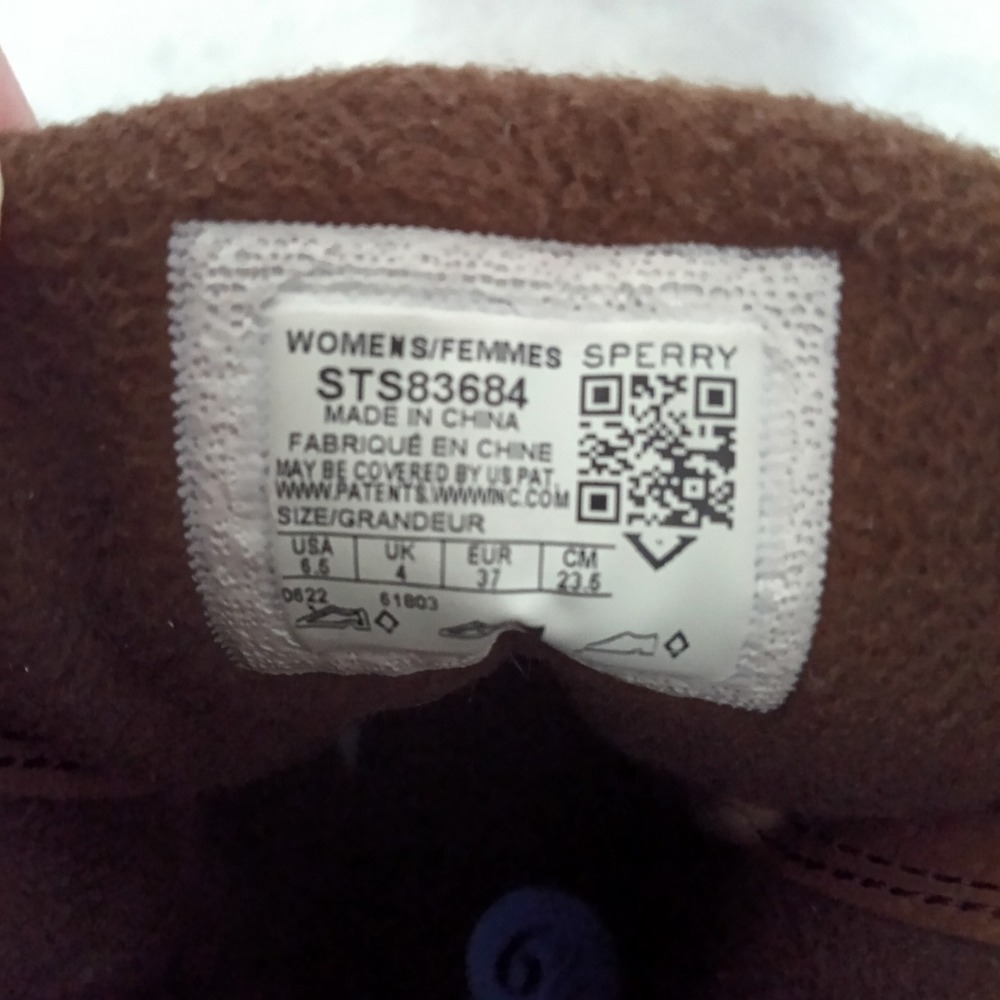 Sperry Saltwater Duck Boots Brown Black Leather Waterproof Womens 6.5 - Picture 7 of 9